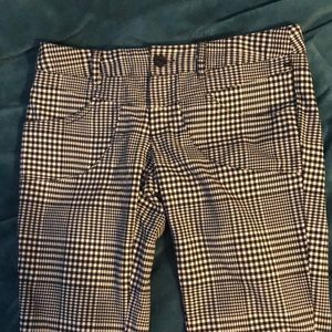 checkered formal pants